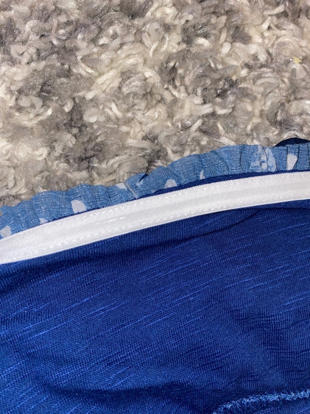 Free People Scottie Printed Tube in Pageant Blue Combo L - Picture 8 of 8